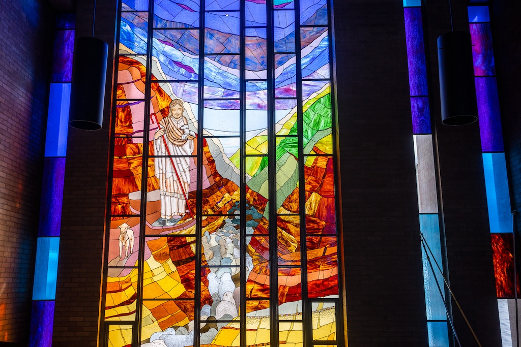 (Trent Nelson  |  The Salt Lake Tribune) The sanctuary at First Congregational Church in Salt Lake City in 2022.