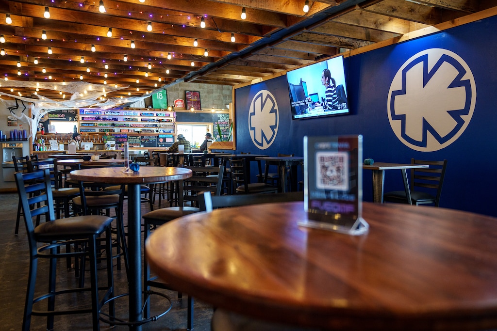 (Trent Nelson  |  The Salt Lake Tribune) Kiitos Brewing in the Granary District of Salt Lake City in 2024. The brewery's flagship location is closing after service on Aug. 29, 2026.