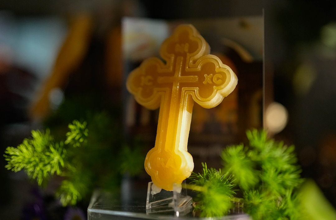 (Francisco Kjolseth  |  The Salt Lake Tribune) St. Anna Greek Orthodox Church in Sandy opens for services on Saturday, July 13, 2024, in their new church that was transformed from a garden center into a sacred sanctuary.