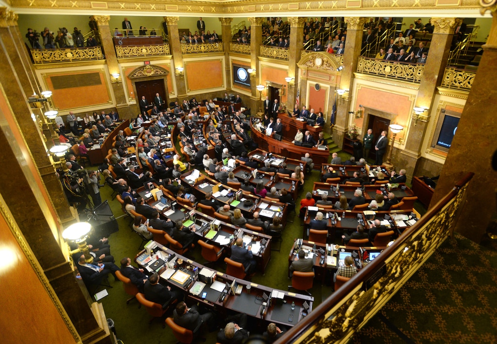 (Steve Griffin | Tribune file photo)

Utah Gov. Gary Herbert gives the State of the State address from the House of Representatives at the State Capitol in Salt Lake City Wednesday January 25, 2017.