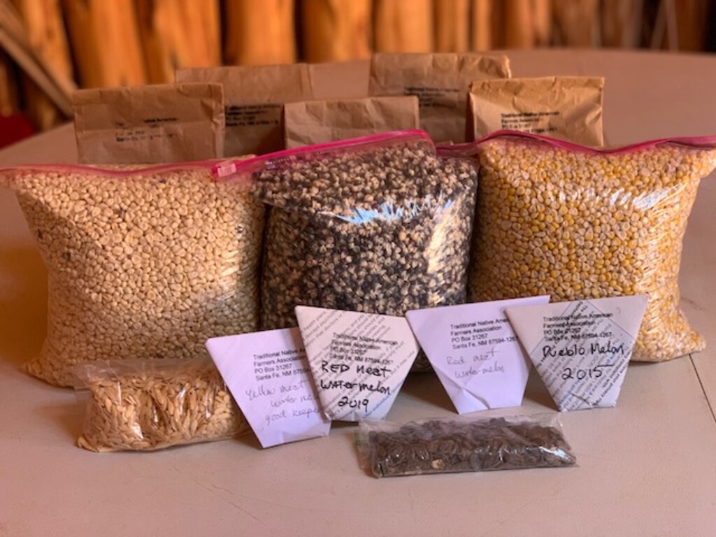 (Courtesy of Cynthia Wilson) "Seeds and Sheep," a new food sovereignty program from the nonprofit Utah Diné Bikéyah, will deliver drought-resistant local seeds to hundreds of Native American families this month.