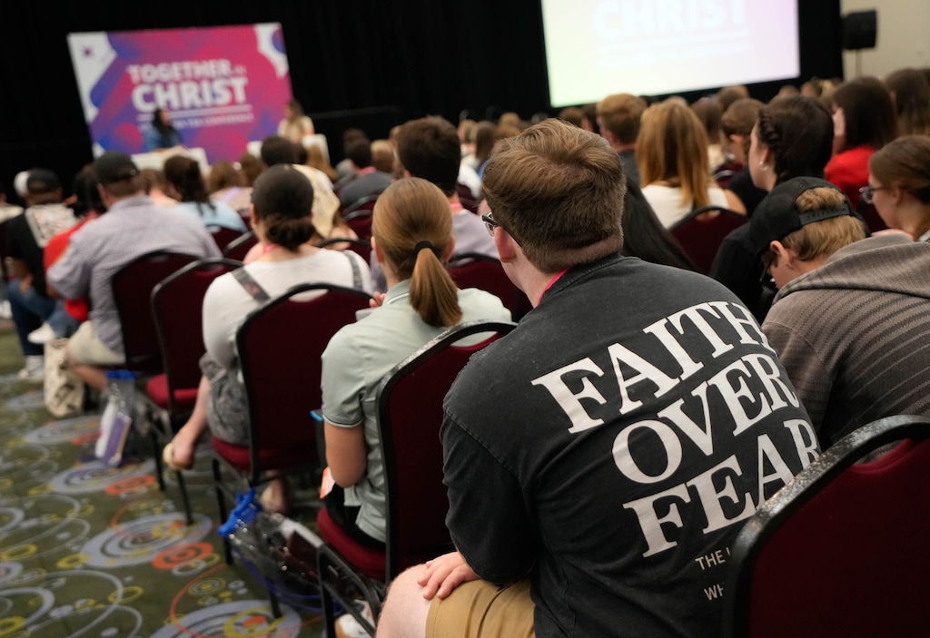 (Francisco Kjolseth | The Salt Lake Tribune) Young Latter-day Saints attend a Together in Christ YSA Conference in Salt Lake City earlier this year.