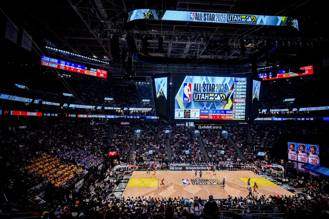 (Trent Nelson  |  The Salt Lake Tribune) The NBA All-Star Game in Salt Lake City on Sunday, Feb. 19, 2023.