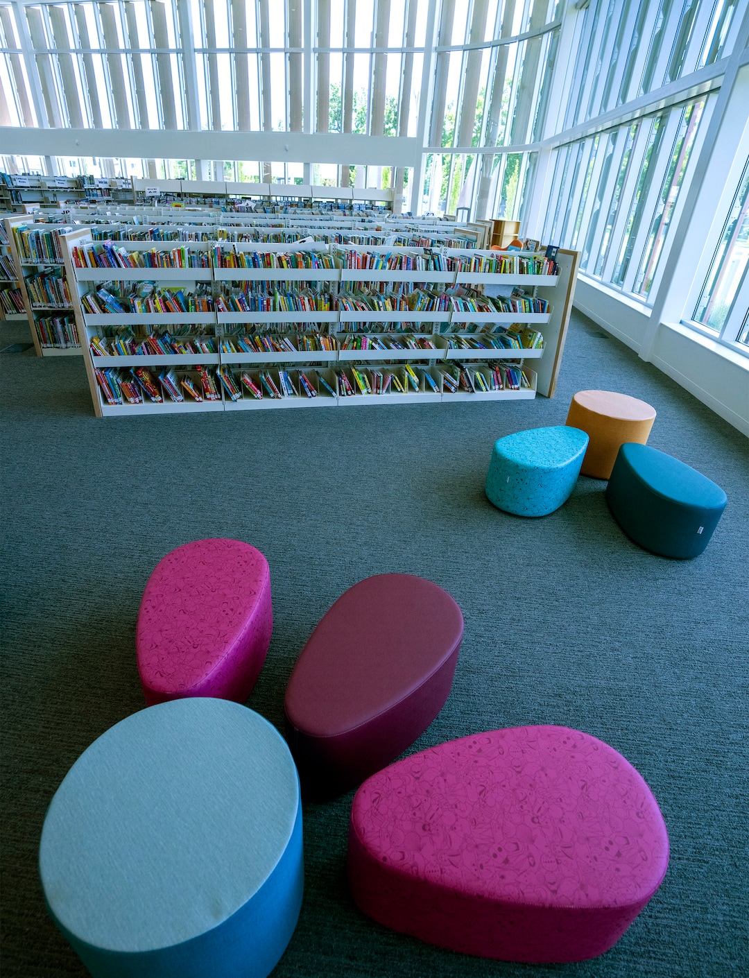 (Rick Egan | The Salt Lake Tribune)  The Grand Opening for the new Granite Library on 3300 South, is scheduled to for July. Thursday, June 2, 2022.