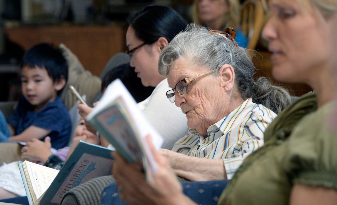 (Al Hartmann  |  The Salt Lake Tribune)
Believers in Denver Snuffer's Remnant movement gather in a Sandy home for a fellowship meeting Sunday, Aug. 13, to sing songs and partake of the sacrament.
