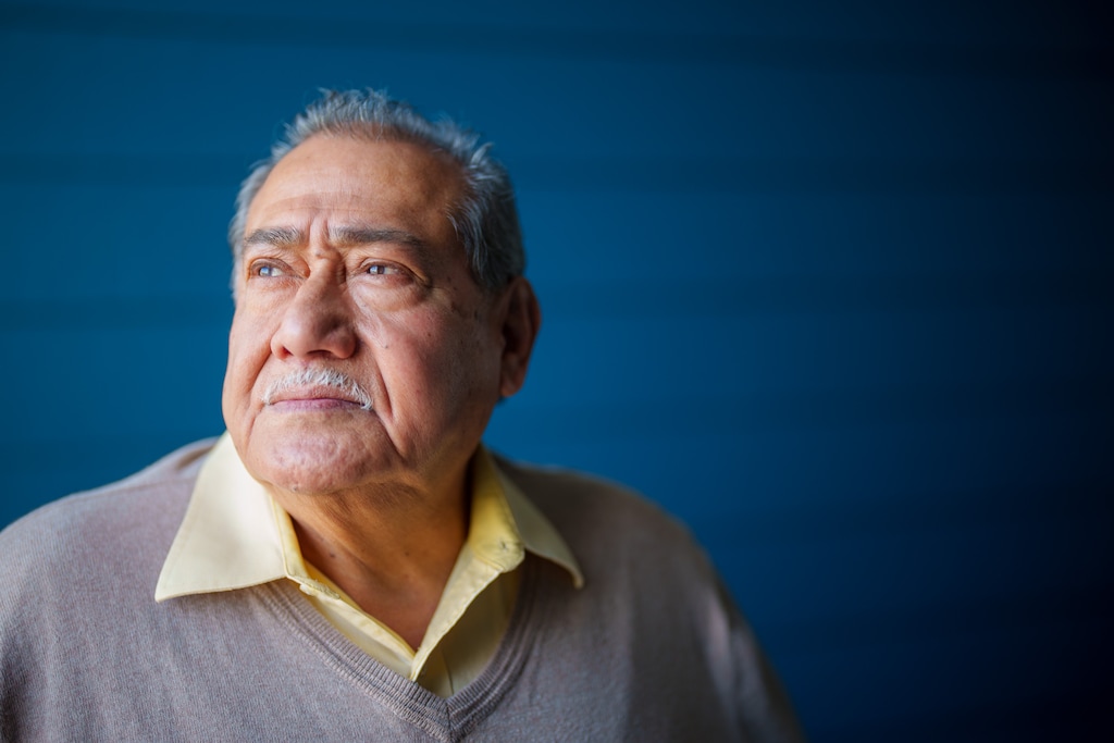 (Trent Nelson  |  The Salt Lake Tribune) Jesus Castello, 77, at his home in Lehi on Wednesday, Jan. 19, 2022.