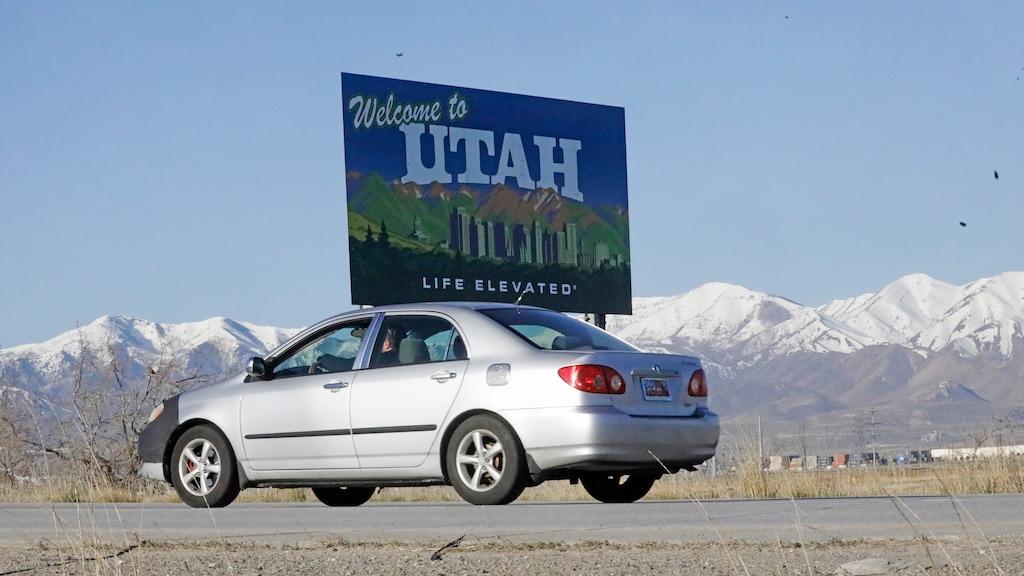 (AP Photo/Rick Bowmer)

The "Welcome to Utah" sign is shown April 10 in Salt Lake City.
