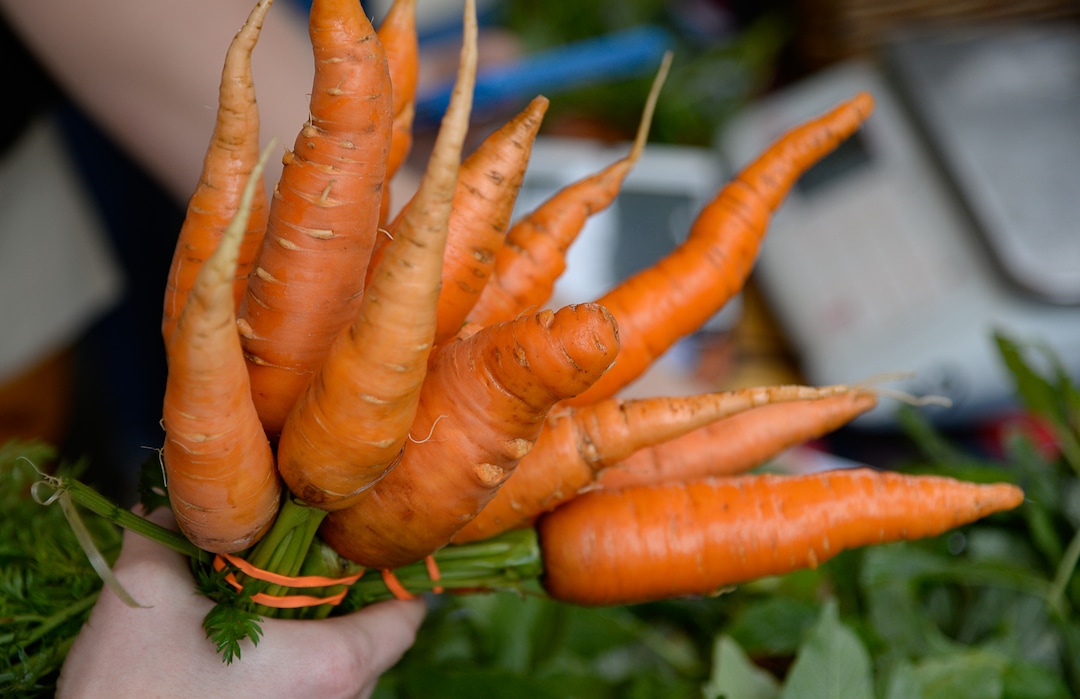 (Francisco Kjolseth  |  The Salt Lake Tribune)   The Sunnyvale Farmers Market at 4013 S. 700 West, draws a weekly refugee clientele on Saturday, July 13, 2019, selling food grown exclusively by refugees living in Utah, specializing in ethnic crops familiar to many of the residents in the Sunnyvale neighborhood.