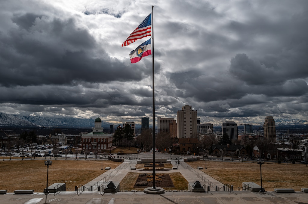 (Trent Nelson  |  The Salt Lake Tribune) Salt Lake City as seen from the Utah Capitol last week.