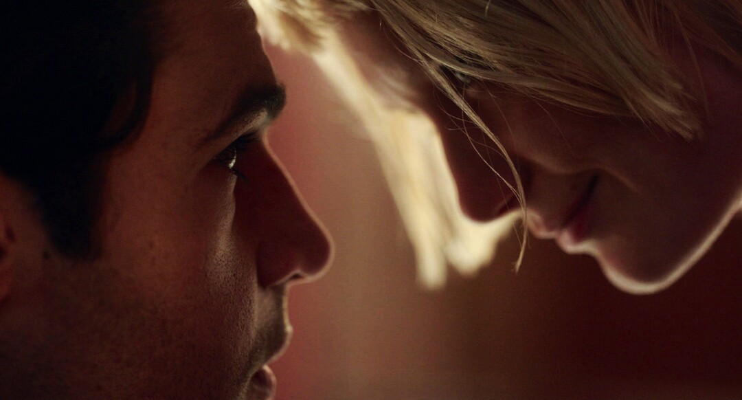 (Zachary Galler  |  courtesy Sundance Institute) Christopher Abbott (left) and Mia Wasikowska star in Nicolas Pesce's thriller "Piercing," which will screen in the Midnight section of the 2018 Sundance Film Festival.