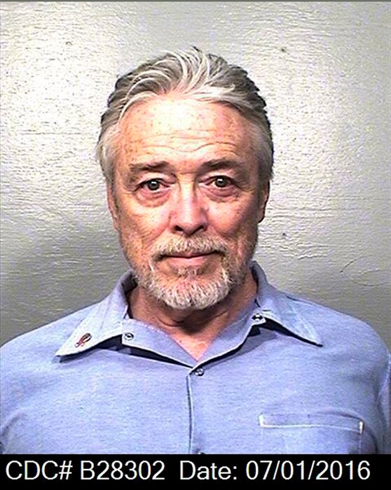 (California Department of Corrections and Rehabilitation via AP) This July 1, 2016 photo from the California Department of Corrections and Rehabilitation shows Robert Kenneth Beausoleil. On Thursday, Jan. 3, 2019, a California parole panel has for the first time recommended that Charles Manson follower Beausoleil be freed after nearly a half-century in prison. The decision will be considered by California's incoming governor, Gavin Newsom, who could block the release. Beausoleil was convicted in the 1969 slaying of musician Gary Hinman, and not involved in the most notorious killings of actress Sharon Tate and six others.