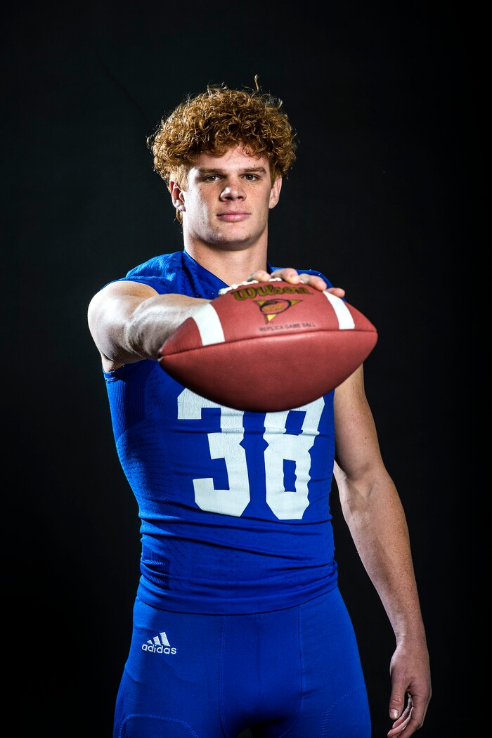 (Chris Detrick | The Salt Lake Tribune) Bingham's Cole Moody poses for a portrait Tuesday, December 19, 2017.