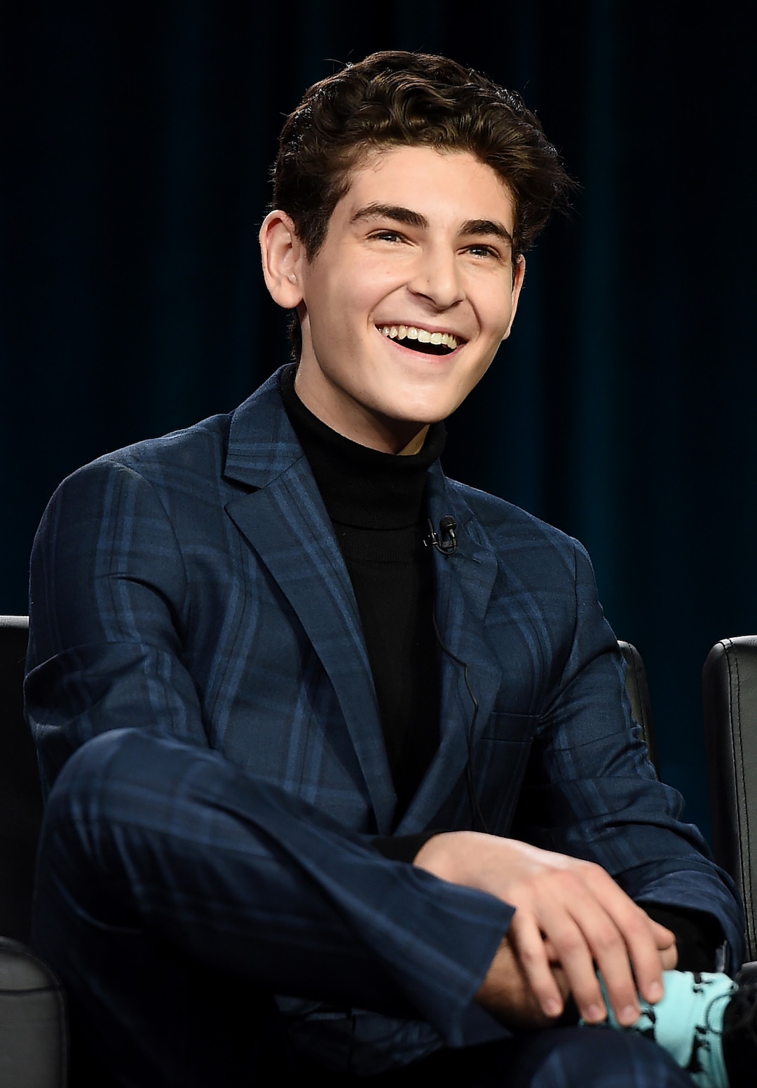 (Photo courtesy Frank Micelotta/Fox/PictureGroup) “Gotham” star David Mazous appears before members of the Television Critics Association.