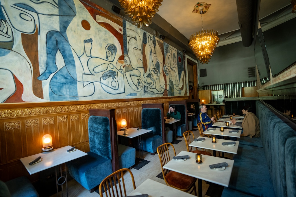 (Rick Egan | The Salt Lake Tribune) The Brownstone 22 restaurant on 100 South, on Thursday, April 23, 2026.