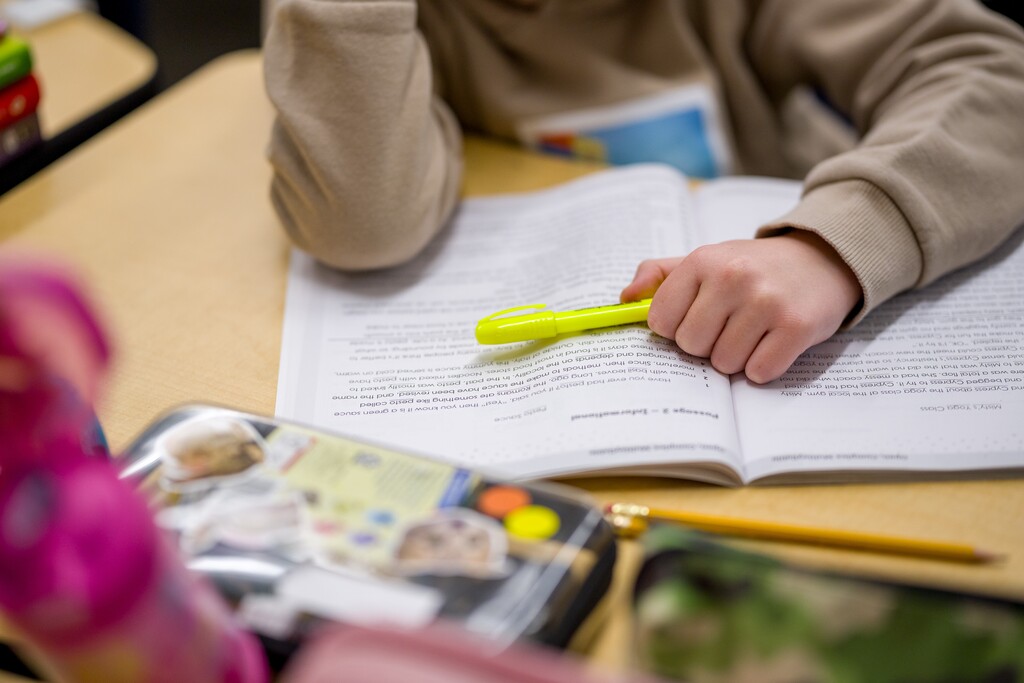 (Trent Nelson  |  The Salt Lake Tribune) A student at Indian Hills Elementary School in Salt Lake City on Thursday, Jan. 15, 2026.