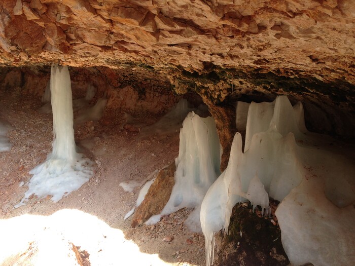 Erin Alberty  |  The Salt Lake TribuneIce columns begin to thaw in Mossy Cave on March 31, 2016 in Bryce Canyon National Park.