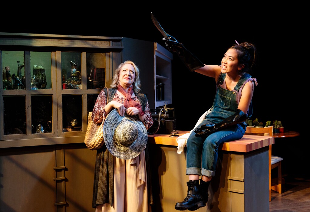 (photo courtesy dav.d daniels photography)April Fossen and Lily Hye Soo Dixon in Salt Lake Acting Company's production of "Mercury" by Steve Yockey.