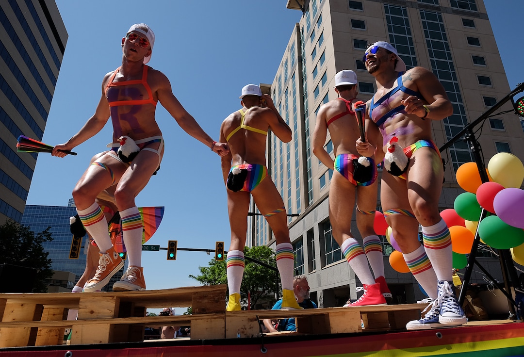 (Francisco Kjolseth  |  The Salt Lake Tribune)  Thousands participate in the Utah Pride Parade in Salt Lake City on Sunday June 2, 2019.