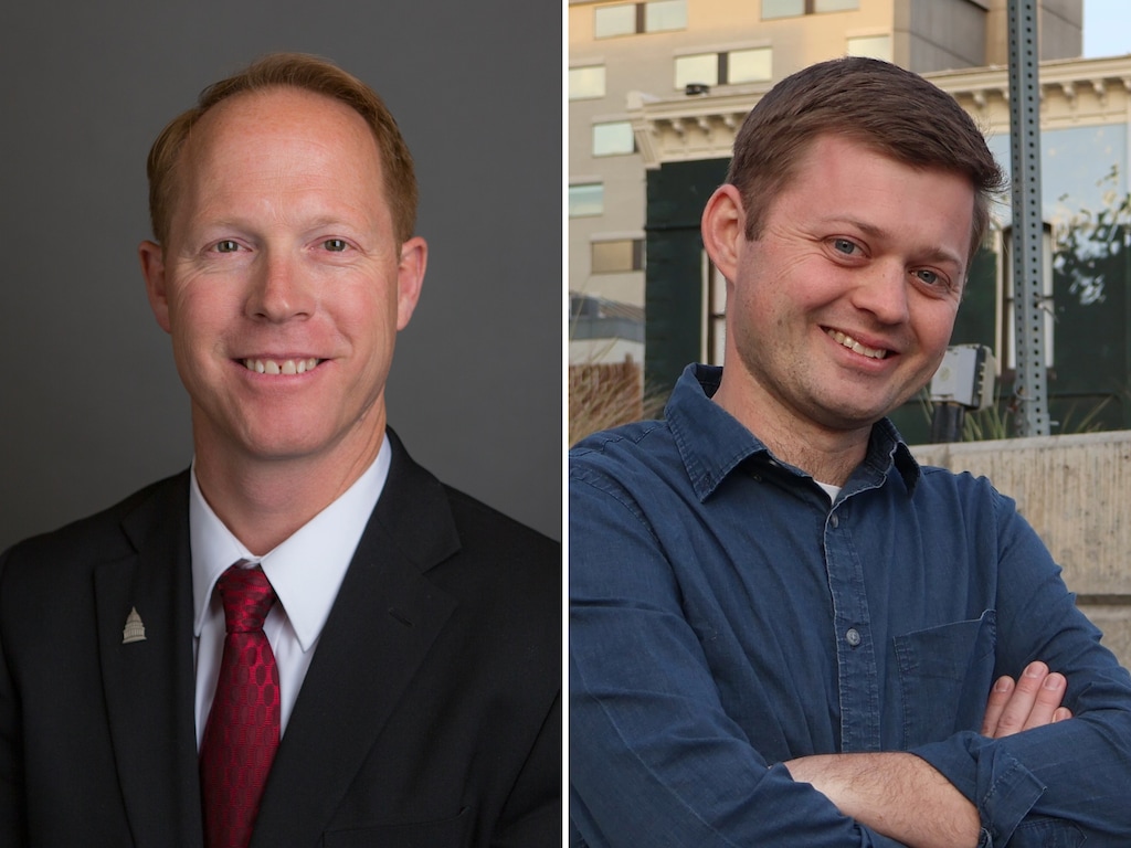(Campaign photos) Keith Grover, left, and Tucker Smith, candidates for the 2026 Senate District 23 election.