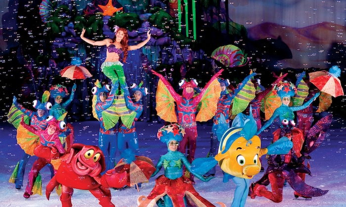 Utahn Vika Bulokolova performs as the mermaid princess Ariel in the Disney on Ice Dream Big! show coming to Salt Lake City on Nov. 16-19 at Vivint Smart Home Arena.