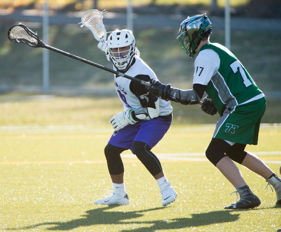 (Rick Egan | The Salt Lake Tribune) Brandyn Gaytan plays in a lacrosse game for Box Elder High School during a tournament in Logan on Saturday, Nov. 3, 2018.