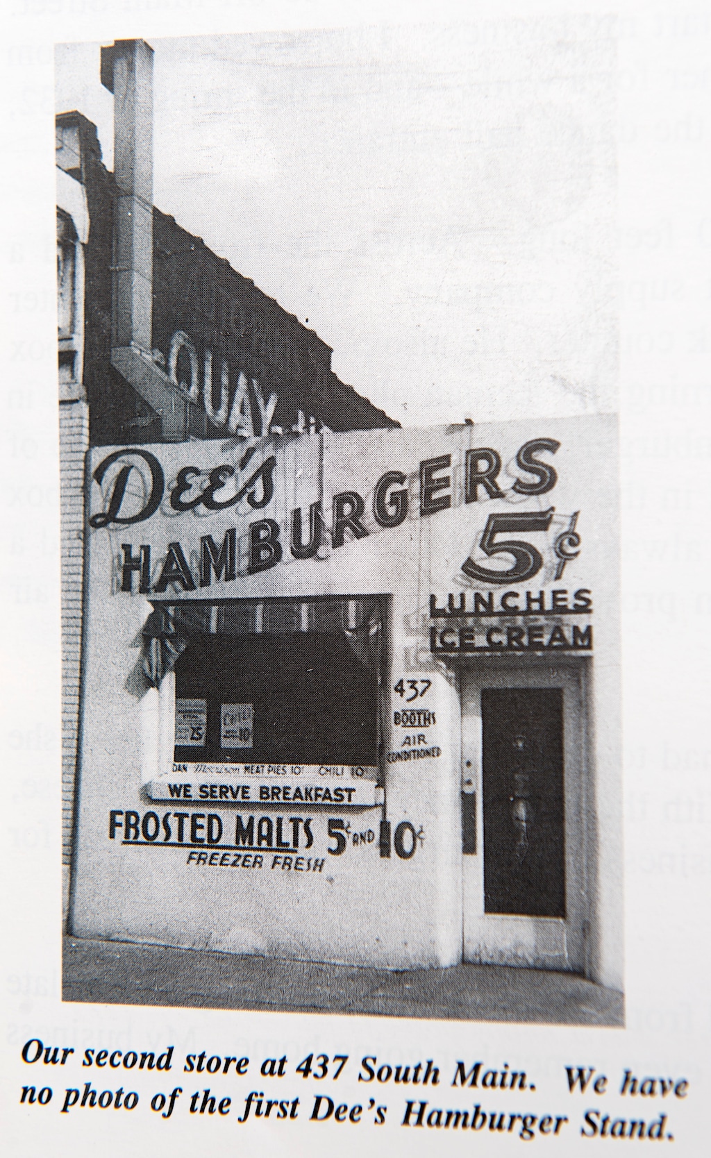 Courtesy photoThe second Dee's restaurant at 437 South Main Street in Salt Lake City.