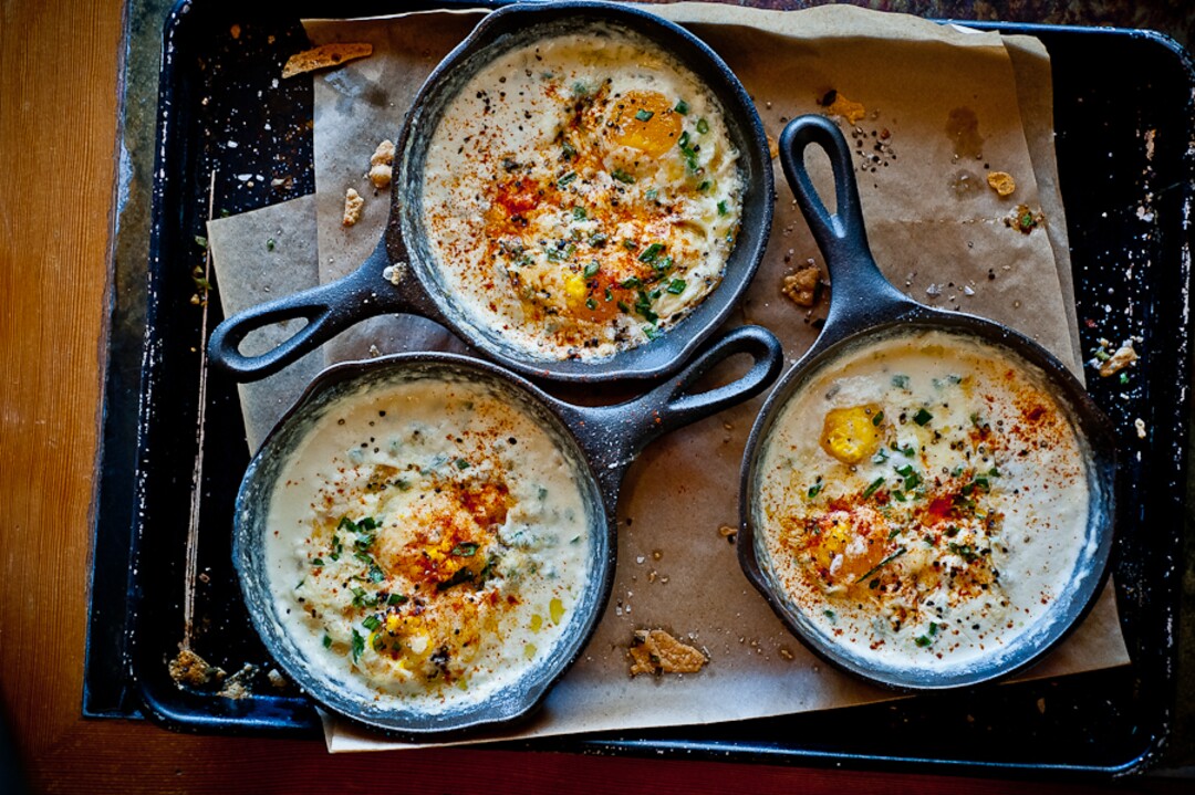 Shirred eggs from "This Immeasurable Place," a new cookbook from Hell's Backbone Grill in Boulder Utah