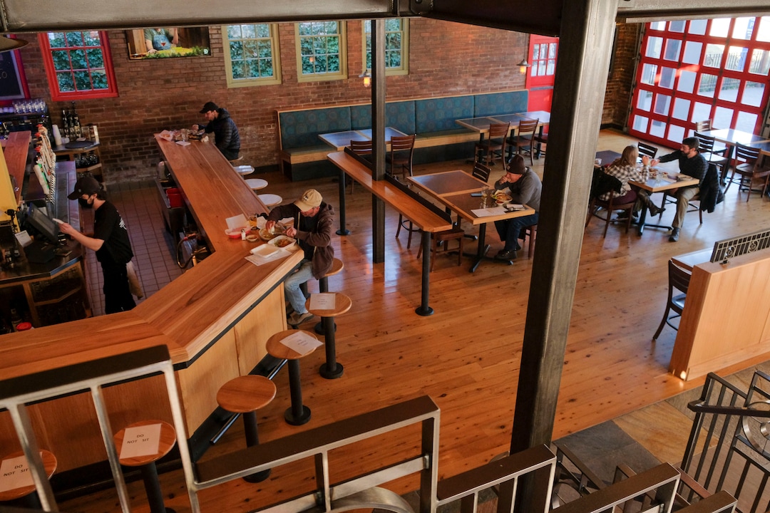 (Leah Hogsten  |  The Salt Lake Tribune) Salt Lake City's popular Rio Grande Cafe, which has been closed since March due to the pandemic and the earthquake, has moved to its new location near the University of Utah on 1300 East, Dec. 29, 2020.