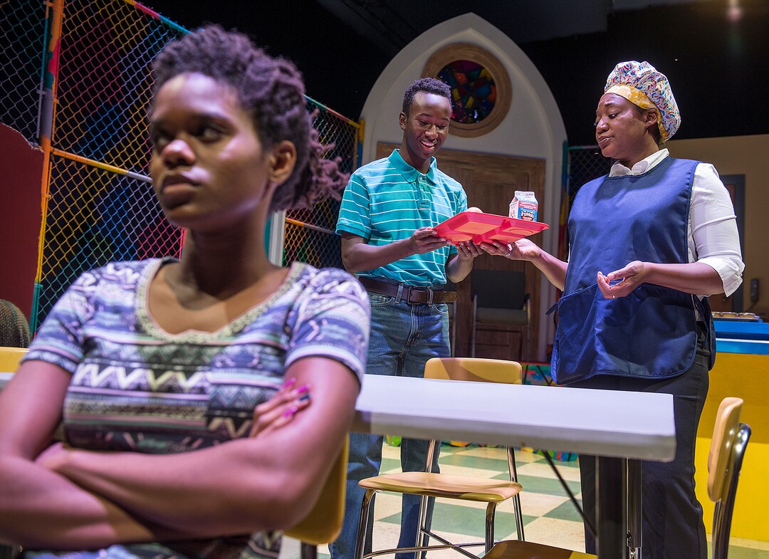 (Leah Hogsten  |  The Salt Lake Tribune) Jenna Newbold, from left,Clinton Bradt and Yolanda Wood in Salt Lake Acting Company's upcoming production of "Surely Goodness and Mercy" by Chisa Hutchinson.