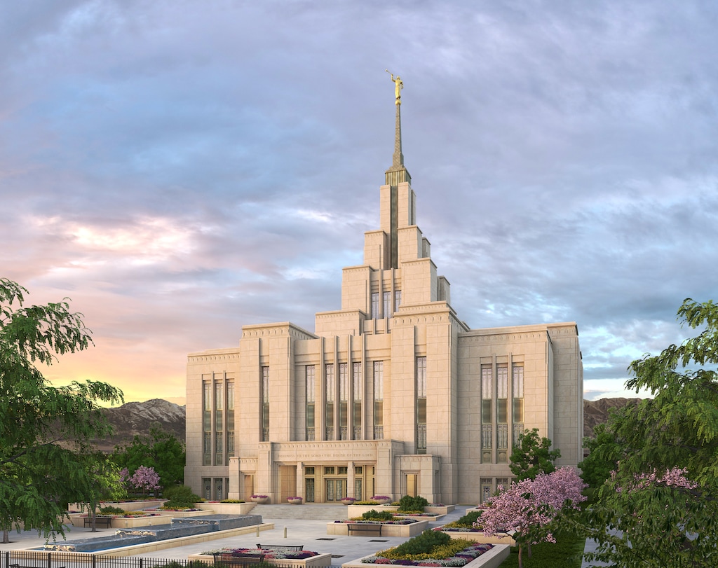 (Rendering courtesy of The Church of Jesus Christ of Latter-day Saints)
The Saratoga Springs Temple.