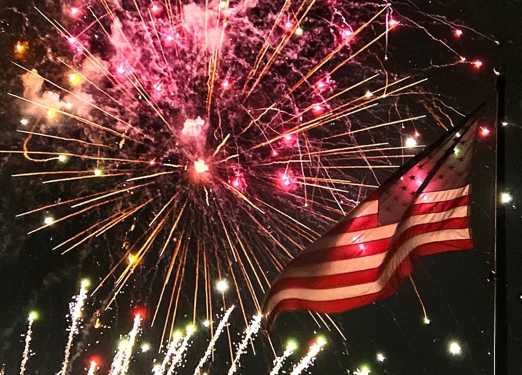 (Rick Egan | The Salt Lake Tribune) Fireworks in North Salt Lake, on Monday, July 3, 2023.