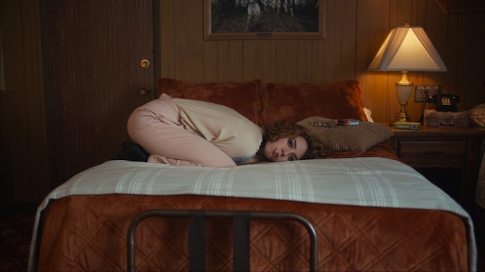 (Nanu Segal  |  courtesy Sundance Institute) Aubrey Plaza plays Lulu Danger in Jim Hosking's "An Evening With Beverly Luff Linn," which will screen in the Next program of the 2018 Sundance Film Festival.