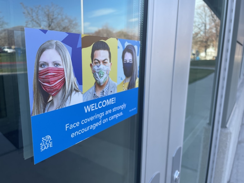 (Marcie Young Cancio | Amplify Utah) Students are back on campus at Salt Lake Community College and it has been mentally draining for some.