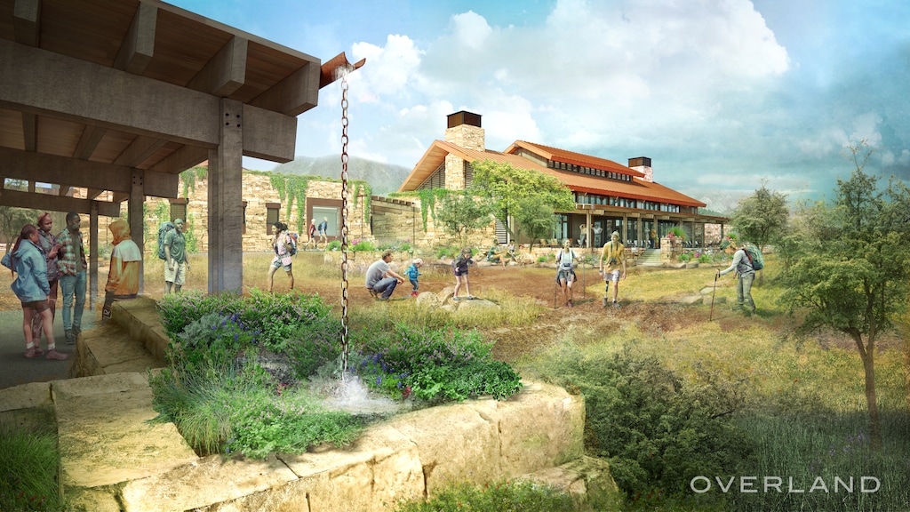 Artist renderings for Zion National Park Discovery Center