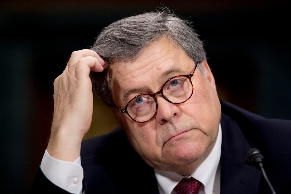 (Andrew Harnik | AP file photo) Attorney General William Barr appears at a Senate Judiciary Committee hearing on Capitol Hill in Washington on Wednesday, May 1, 2019. Barr has appointed a U.S. attorney to examine the origins of the Russia investigation and determine if intelligence collection involving the Trump campaign was “lawful and appropriate.”