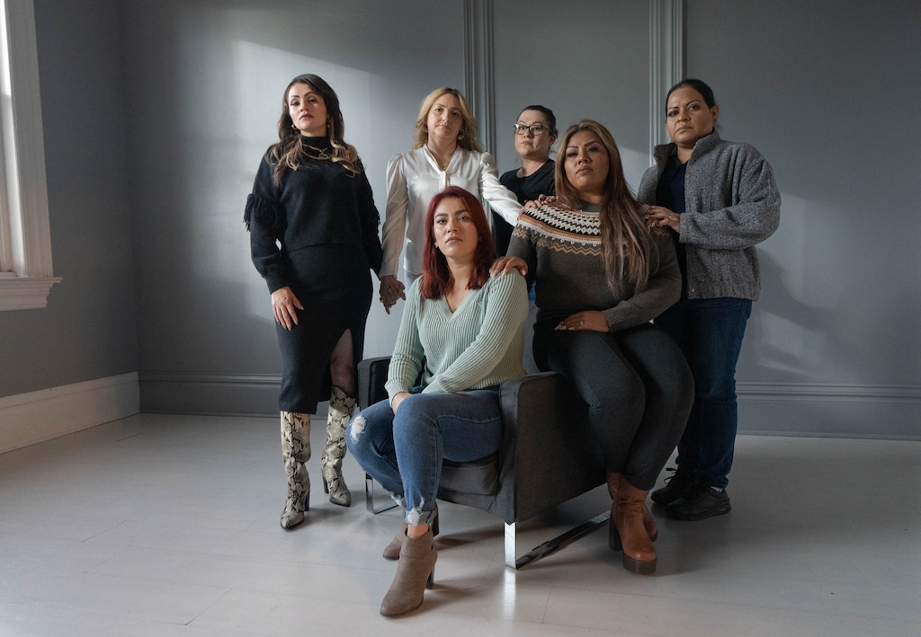(Francisco Kjolseth  |  The Salt Lake Tribune) hese women are among a group of 14 whom The Salt Lake Tribune and ProPublica spoke with about their experiences reporting their OB-GYN, David Broadbent, to the Provo Police Department. All speak Spanish, and many said they were met with delays, confusion over their reports or flat-out denials when they tried to contact police because there was no one working at the department who could speak their language. [Back row, from left: Janet Rocio Alvarez, Guadalupe Valencia, Martha Santacruz, Maria Gaspar. Front row, from left: Marslen Bernal, Karina Jacobo]