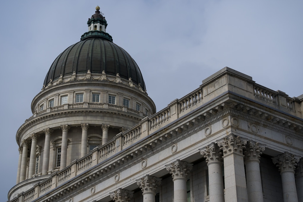 (Trent Nelson  |  The Salt Lake Tribune) The Utah Capitol in Salt Lake City on Thursday, Feb. 8, 2024.