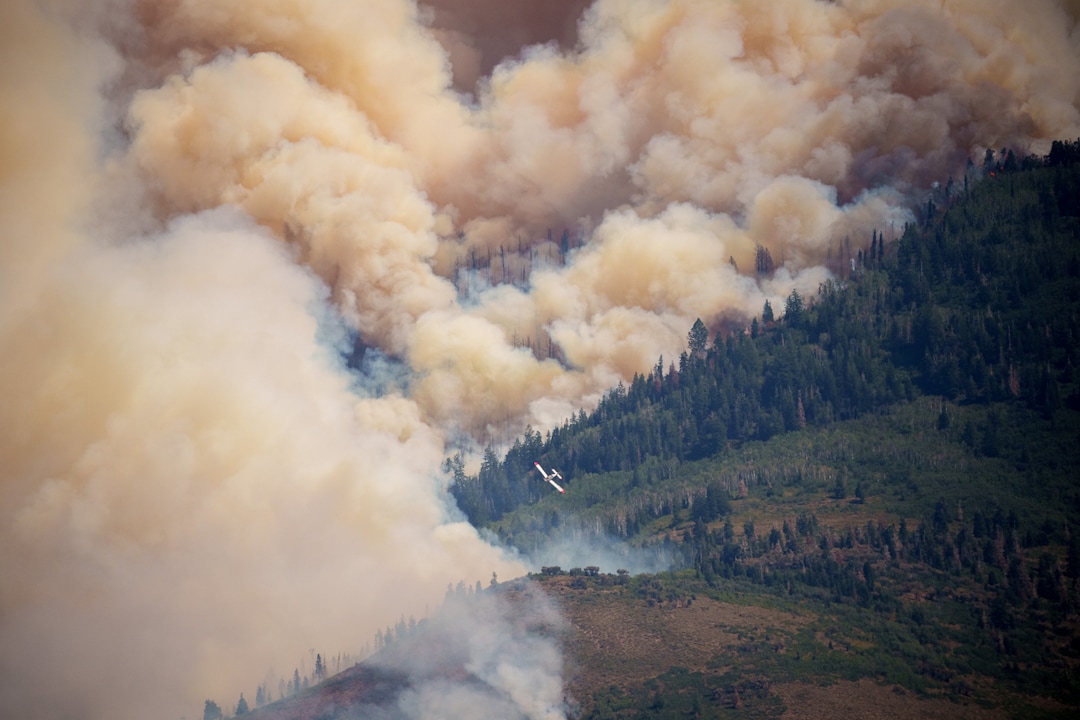 (Trent Nelson  |  The Salt Lake Tribune) Emergency crews respond to the Parleys Canyon Fire on Saturday, Aug. 14, 2021.