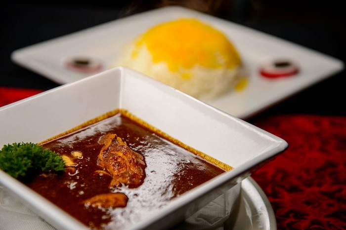 (Trent Nelson  |  The Salt Lake Tribune)Fessenjan at Sumac Cafe, a new Persian Restaurant in Cottonwood Heights on Friday May 31, 2019.