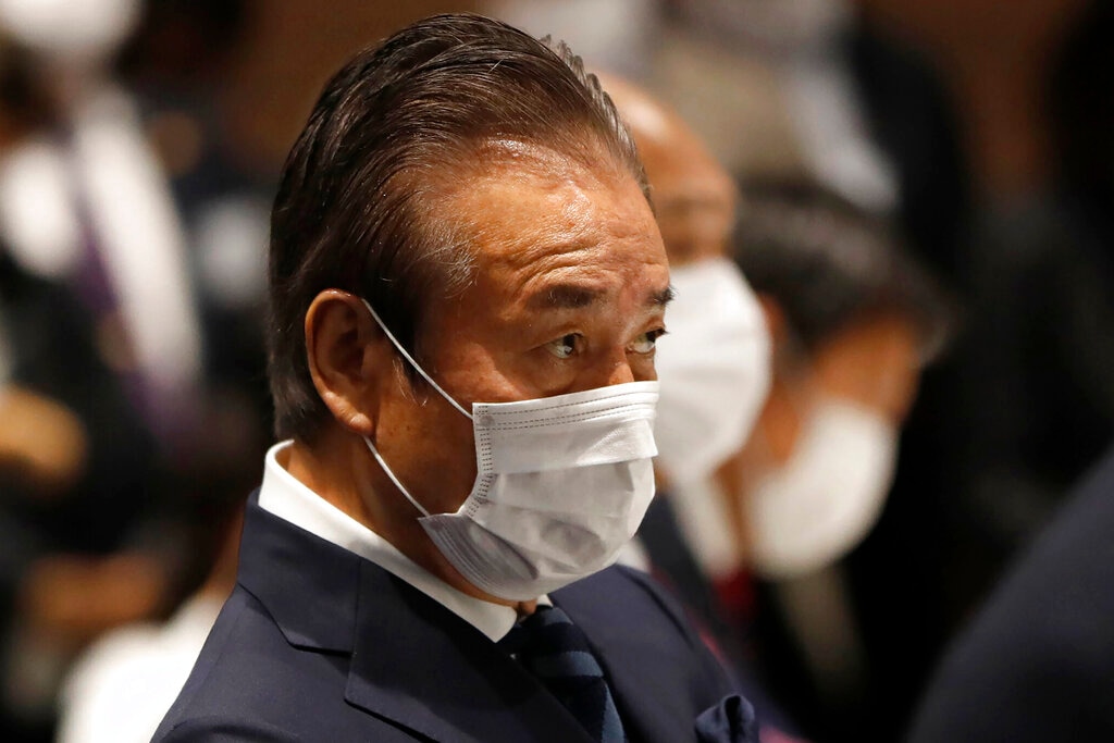 (Issei Kato | Pool) Haruyuki Takahashi, executive board member of the Tokyo Organizing Committee of the Olympic and Paralympic Games attends the Tokyo 2020 Executive Board Meeting in Tokyo on March 30, 2020. Criminal allegations against a former Tokyo Olympic organizing committee board member widened Tuesday, Sept. 6, 2022, as Japanese prosecutors “re-arrested” Takahashi in suspected payments from a publisher that became a sponsor for the Games.