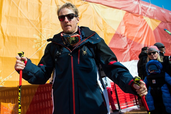 (Chris Detrick  |  The Salt Lake Tribune) Park City's Ted Ligety walks away from the course after competing in the Men's Giant Slalom Run 2 during the Pyeongchang 2018 Winter Olympics Sunday, Feb. 18, 2018. Ligety finished in 15th place with a combined time of 2:21.25.