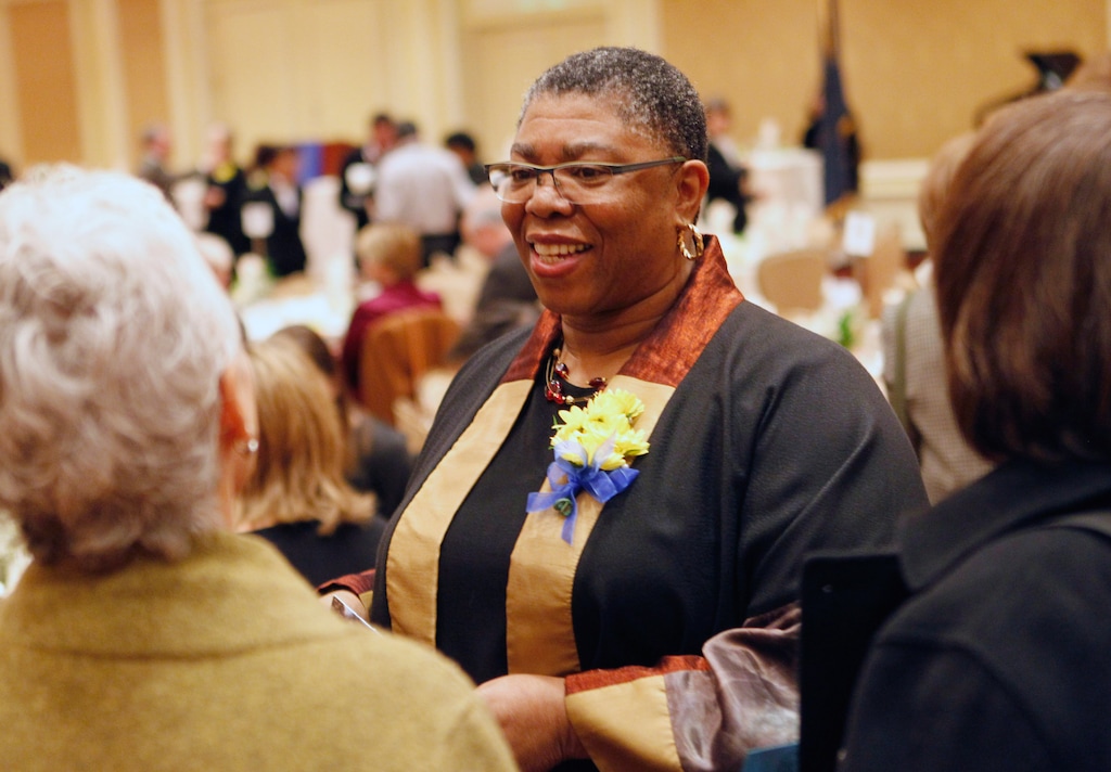 (Al Hartmann | The Salt Lake Tribune) Debra Daniels was awarded the Rosa Parks Award at the Dr. Martin Luther King Jr. Memorial Luncheon in 2013. She died Aug. 14, 2026.