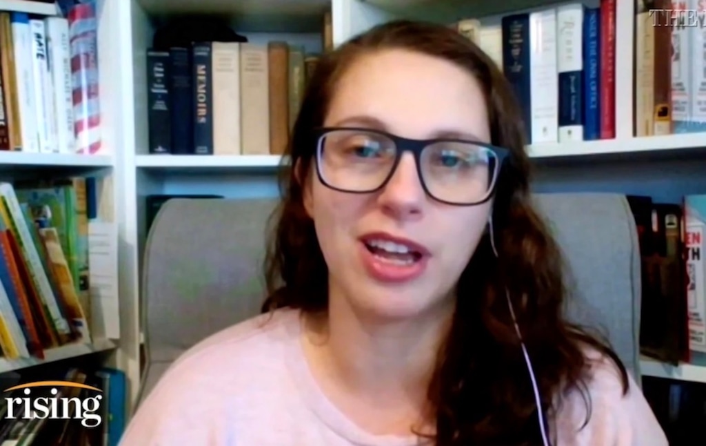 (Screengrab from "Rising" on The Hill) Bethany Mandel could not define "woke" in an appearance on "Rising."