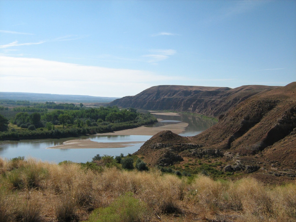 (Ouray National Wildlife Refuge) The Johnson Water Gap, a section of the Ouray National Wildlife Refuge in Uintah County.