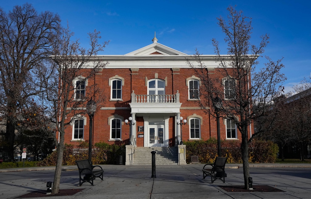 (Francisco Kjolseth  | The Salt Lake Tribune) The Cache County Historic Courthouse in Logan. The Cache County Council passed a 180-day moratorium on data centers in June.