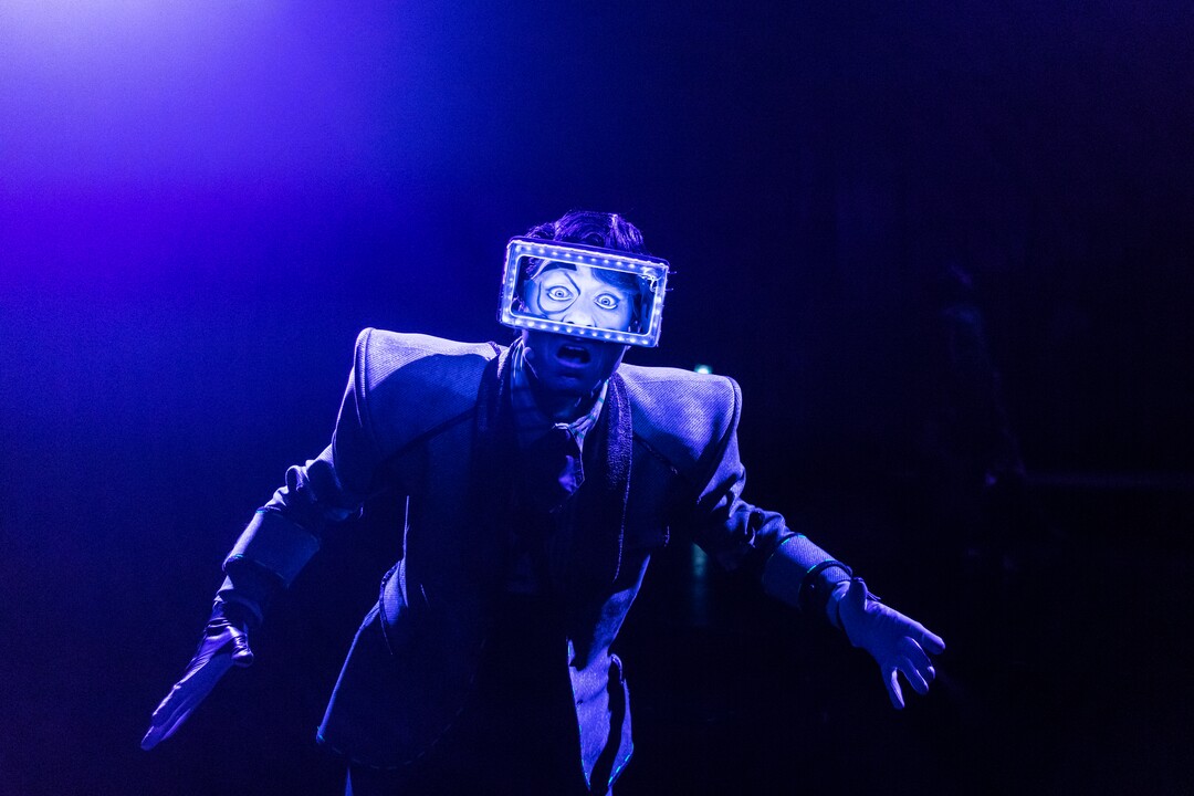 (Marie-Andrée Lemire  |  courtesy of Cirque du Soleil) The Maestro oversees the performers in Cirque du Soleil's show "Bazzar," which will play in a tent in the parking lot of the Maverik Center in West Valley City, from May 24 to July 5, 2020.