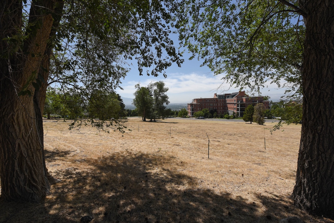 (Francisco Kjolseth  |  The Salt Lake Tribune) Ivory Homes, Utah's largest homebuilder, is seeking to develop the 3.1-acre plot of what is now open space and has applied for city permission to build 25 homes on the site — plus 20 so-called accessory dwelling units, or ADUs, also known as mother-in-law apartments for a total of 45 dwellings.  Some neighborhood residents are opposed to the idea and Ivory is now revising its plans.
