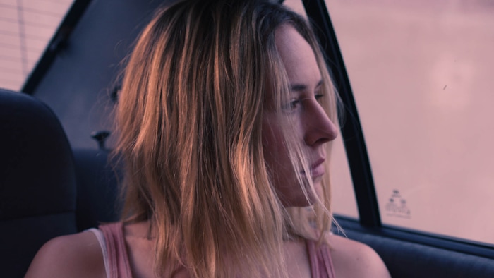 Sarah Goldberg plays a woman who must wait 24 hours to get an abortion in Texas, in Anu Valia's film "Lucia, Before and After," one of the shorts picked for the 2017 Sundance Film Festival. (Charlotte Hornsby  |  courtesy Sundance Institute)