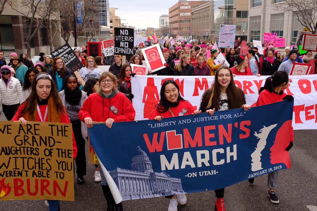 (Trent Nelson | The Salt Lake Tribune)The 2019 Women's March on Utah in Salt Lake City on Saturday Jan. 19, 2019.