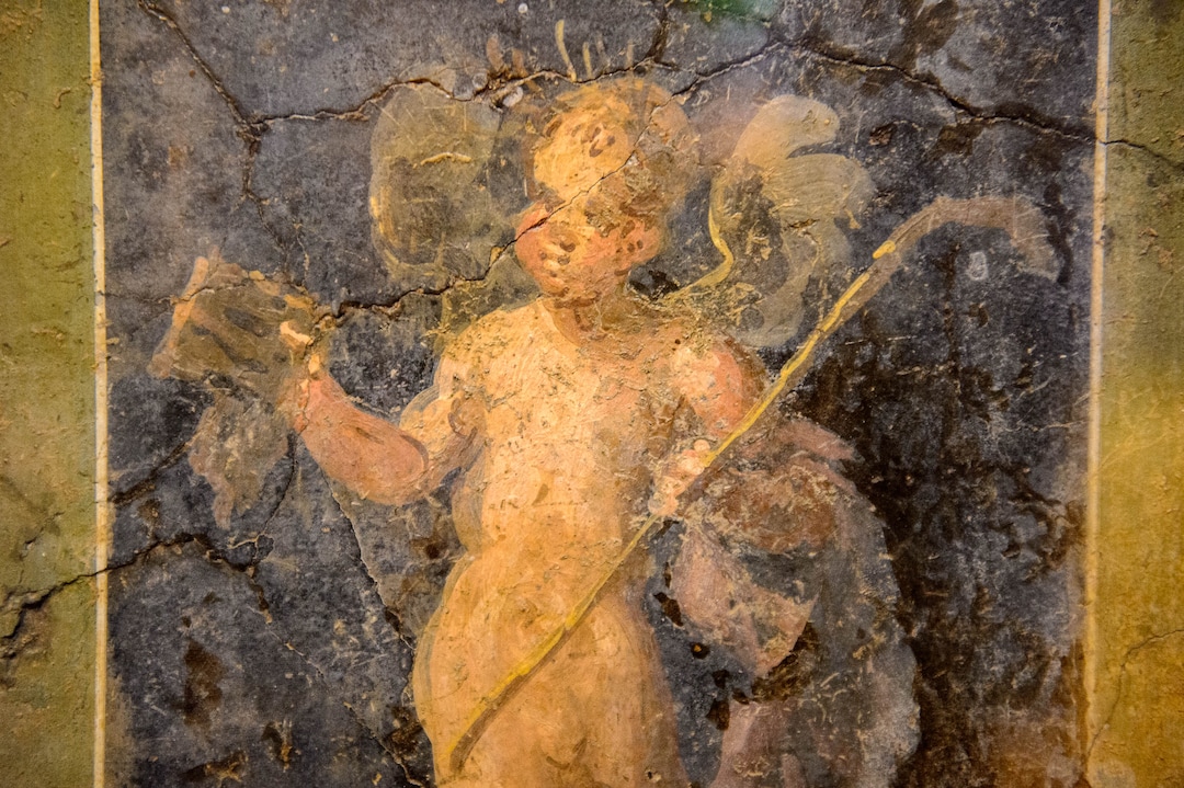 (Trent Nelson  |  The Salt Lake Tribune) "Cupid," part of Pompeii: The Exhibition, opening Saturday at The Leonardo in Salt Lake City on Thursday Nov. 21, 2019.